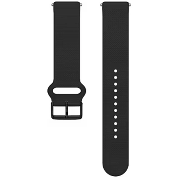 Polar Silicone band, 20mm, S-L, Black - for Polar 
