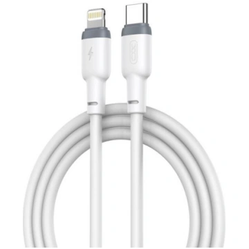 XO NB208A Durable TPE Universāls USB-C uz Lightnin