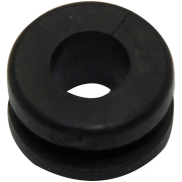 Grommet; Ømount.hole: 10mm; Øhole: 6mm; PVC; black