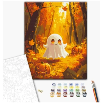 Painting by numbers Sweet “Boo!” (BS54430)-40x50 c