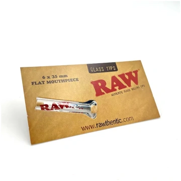 Stikla filtrs "RAW Flat Tip" 1 gab. - Ūdenspīpes -