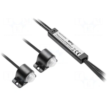 Touchless switch | black | 12VDC,24VDC | with moti