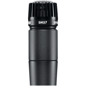 Vadu mikrofons Shure SM57-LCE, melna krās