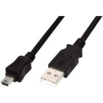 Kabelis Usb Digitus Usb-a - Micro-b 1.8 M Melns (a