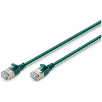 DIGITUS Slim Patch kabelis CAT6A F/FTP 2m Zaļš DK-