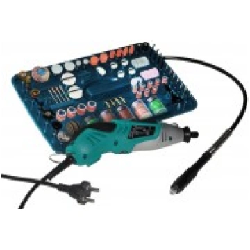 Mini slīpēšanas komplekts 170W/220V + 222 gab. aks