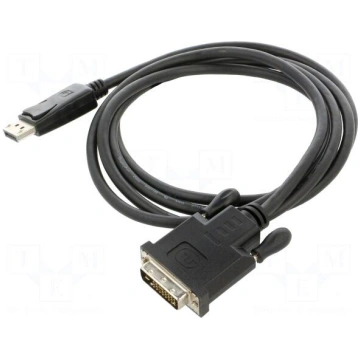 Cable | DisplayPort plug,DVI-D (24+1) plug | with