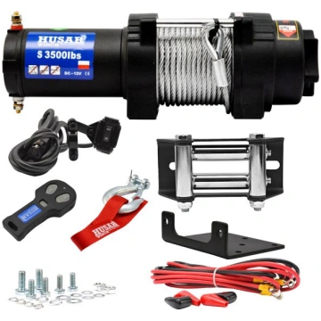 HUSAR WINCH Vinča kvadrocikliem un ATV BSTS3500LBS