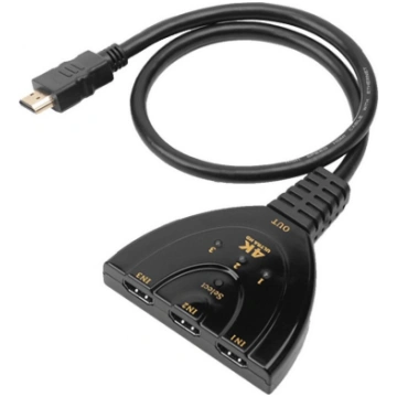 Techly 3-Portowy Przelacznik HDMI 3x1 4K*30Hz Pigt