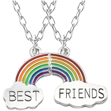 QEQSHQO 3 gab BFF kaklarota Draudzība Kaklarota La