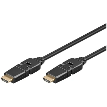 goobay 61292 Ātrdarbīgs HDMI 360° kabelis ar Ether