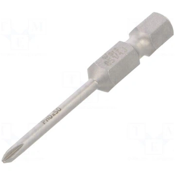 Screwdriver bit | Phillips | PH0 | 1/4" | Overall 