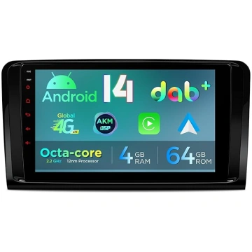 XTRONS Android 14 Auto radio Octa Core 4+64GB ar n