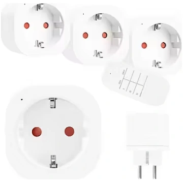 GreenBlue Remote-controlled x3 socket outlets GB31