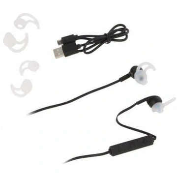 Wireless headphones with microphone; black; USB,US