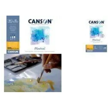 CANSON Montval Akvareļu bloks A5, 300 g/m², 70 lap
