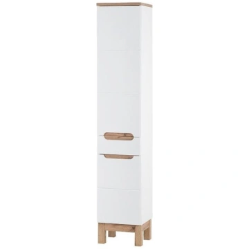 Augsts vannas istabas skapis BALI WHITE 800, baltā