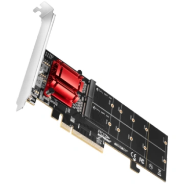 Axagon PCEM2-ND PCIE 2X NVME M.2 CONTROLLERPCI-Exp