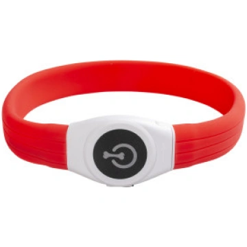 Duvo Plus Flash light ring maxi USB red M - USB uz
