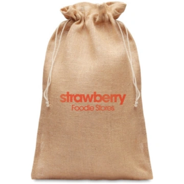 Large jute gift bag 30x47 cm