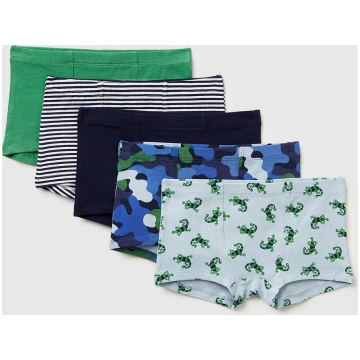 Five boxers in stretch cotton - L