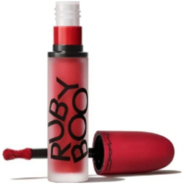 MAC Powder Kiss Matte Liquid Lipstick Ruby Boo Red