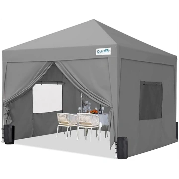 Quictent Pop Up lapene ar 4 pusēm, 3 x 3 m ūdensne