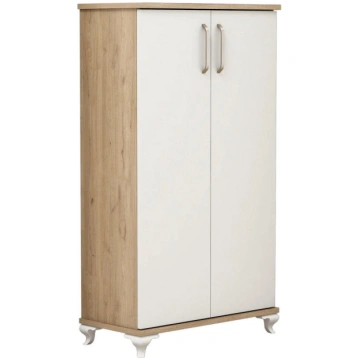 Apavu skapis Kalune Design Ari, balts krās./valrie