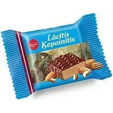 Vafeļu torte LAIMA Lācītis Ķepainītis, 40g