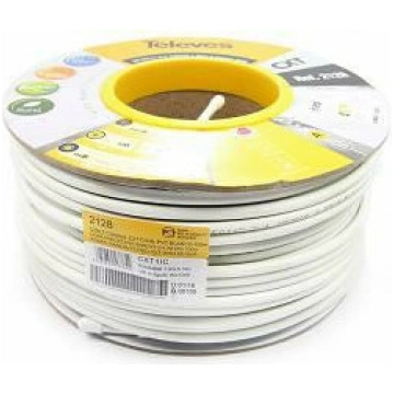 Koaksiālais kabelis TELEVES CXT 1.02 CU 79% PVC re