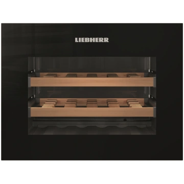 Liebherr, 18 pudeles, augstums 45 cm, melna - Iebū