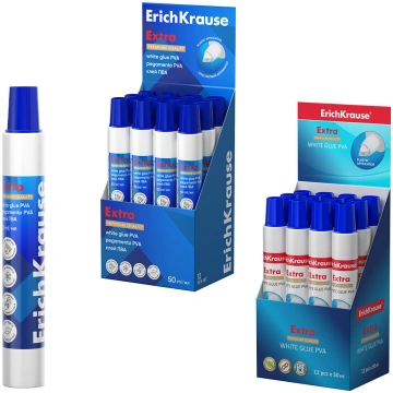 PVA līme ErichKrause Extra, balta, 50ml - 48725 He