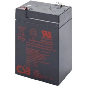 CSB Battery Battery 6V 4.5Ah F1 Pb GP645