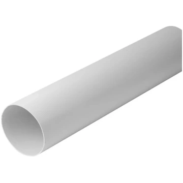 Europlast ventilācijas PVC caurule apaļa d125mm, 1