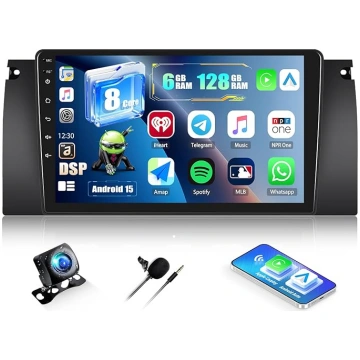 6+128G Android 15 CAMECHO 9 collu 8-core auto radi