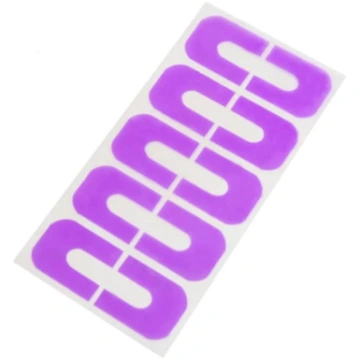 Ruilogod Pack of 10 Purple Soft Plastic Nail Art P