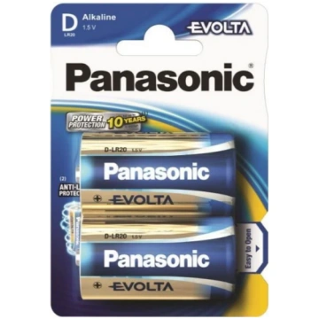 Baterijas Panasonic Evolta D B2, D, 1.5 V
