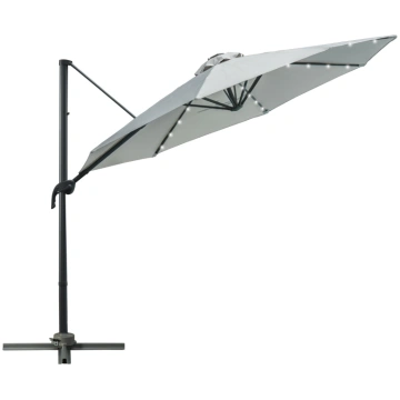 Outsunny 3(m) LED - Saulessargs ar LED apgaismojum