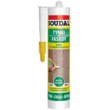 Soudal Akrils 280ml Akryl Fassade ar smiltīm, balt