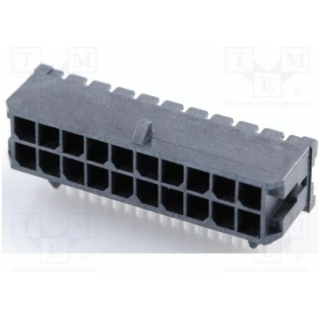 Connector: wire-board; plug; male; PIN: 20; MICRO;