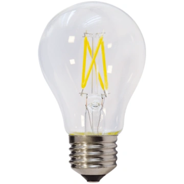 6.5W, LED FILAMENT spuldze, silti balta
