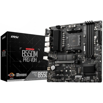 MSI B550M PRO-VDH AMD B550 Socket AM4 micro ATX | 