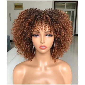 Lizzy 10 collu Afro cirtaini parūkas melnām sievie