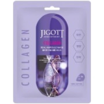 Jigott Collagen Real Ampoule Mask - Auduma maska s