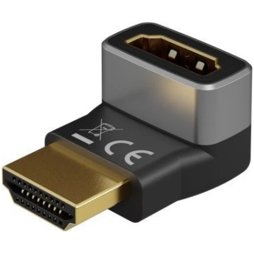 Goobay HDMI Angled Adapter 90 degrees Vertical 8K 