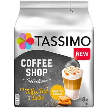JACOBS Tassimo Toffee Nut Latte 8+8gab. Kafijas ka