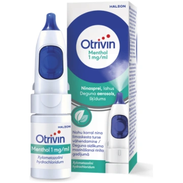 OTRIVIN Menthol 1 mg/ml deguna aerosols, šķīdums 1