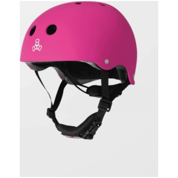 TRIPLE EIGHT Lil 8 Kids Skate Helmet Pink ķivere