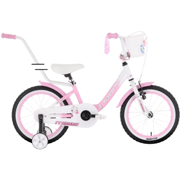 Bērnu velosipēds TABOU Miss, 16" pink-white 590425