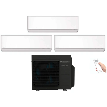 PANASONIC SILTUMSŪKNIS MULTISPLIT X3 POWER HEAT NZ